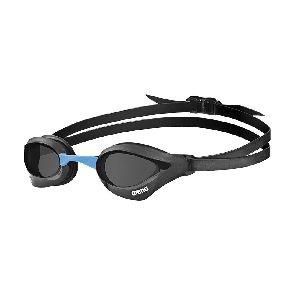 Arena Cobra Core Swipe Swim Goggles: Smoke/Black/Blue