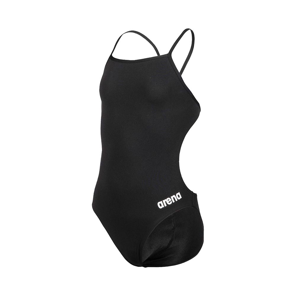 Black arena girls team challenge back swimsuit.