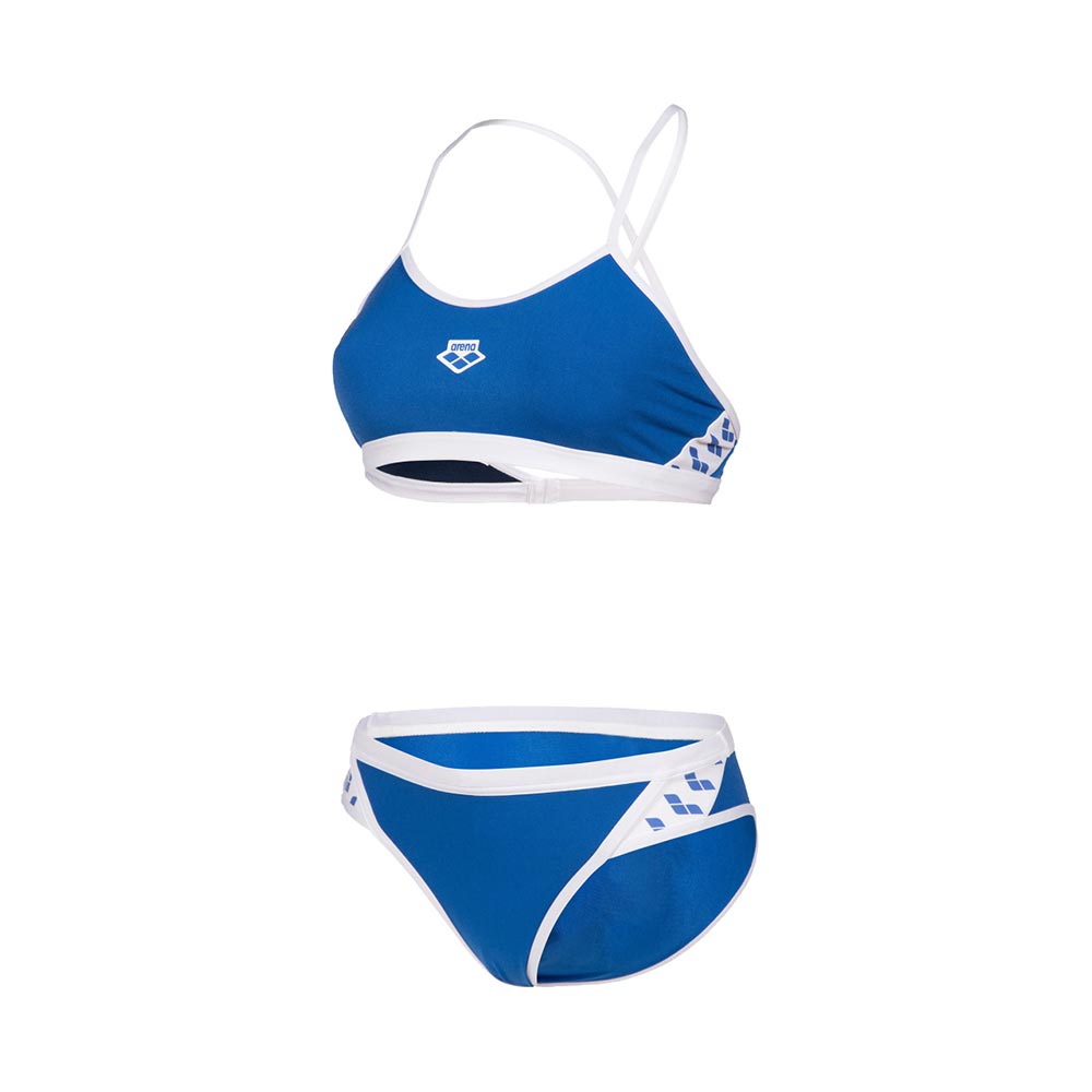 Arena womens icon bikini set in royal blue.