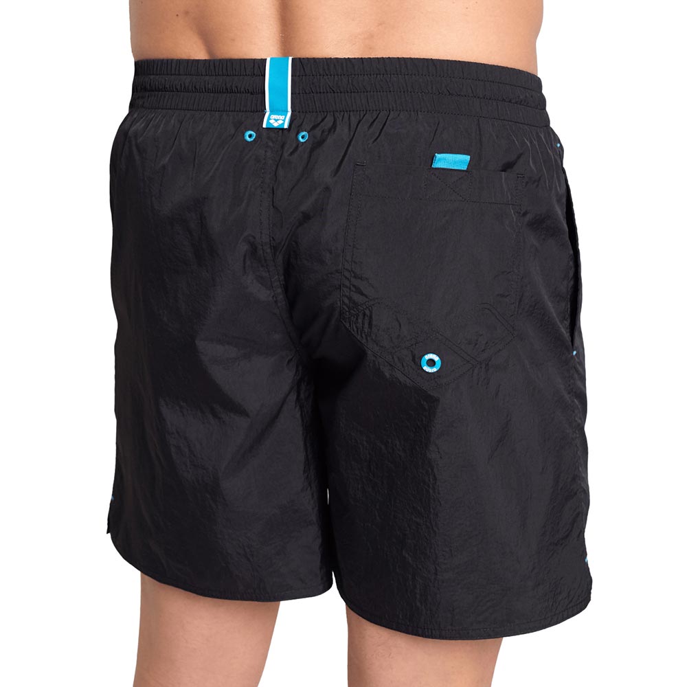 Arena Men's Solid Beach Swim Shorts, Black