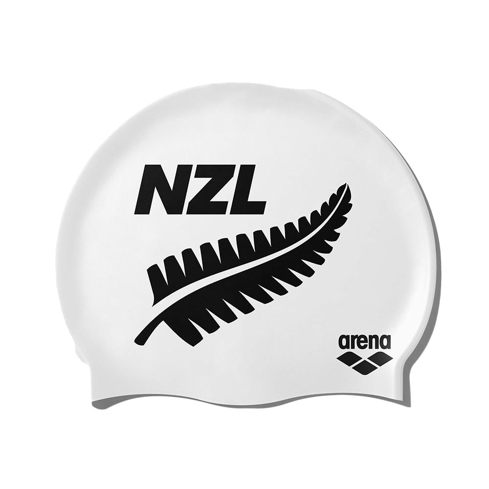 Arena Silicone Swim Cap, NZL Logo