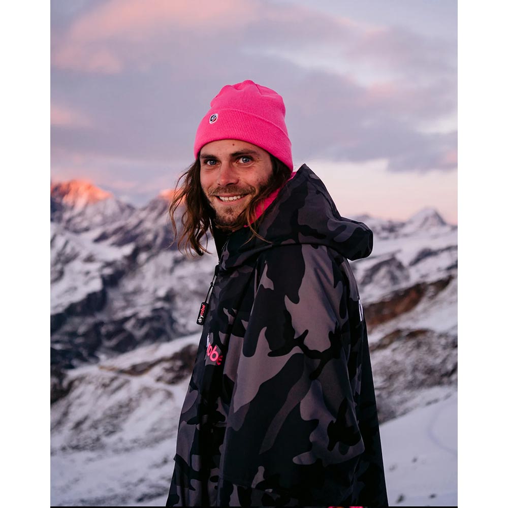 Dryrobe Advance Adults Change Robe, Black Camo/Pink