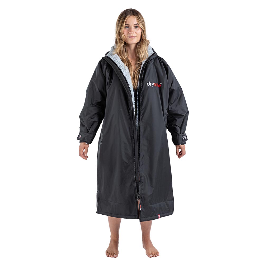 Dryrobe Advance Adults Change Robe, Black/Grey
