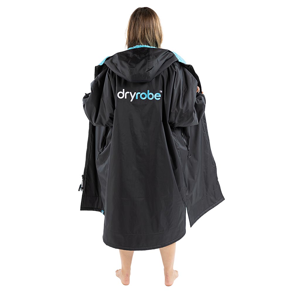 Dryrobe Advance Adults Change Robe, Black/Blue