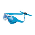 Arena Spider Kids Blue & White Speckled Swim Goggle Mask with mirrored lenses