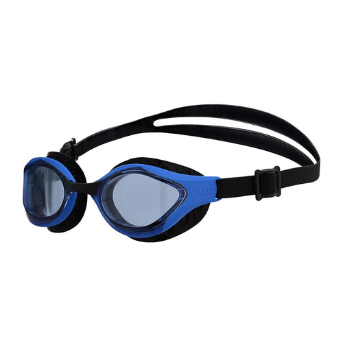 Arena Air Bold Swipe swim goggles: Blue and black goggles with anti-fog lenses and adjustable strap