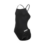 Black arena girls team challenge back swimsuit.