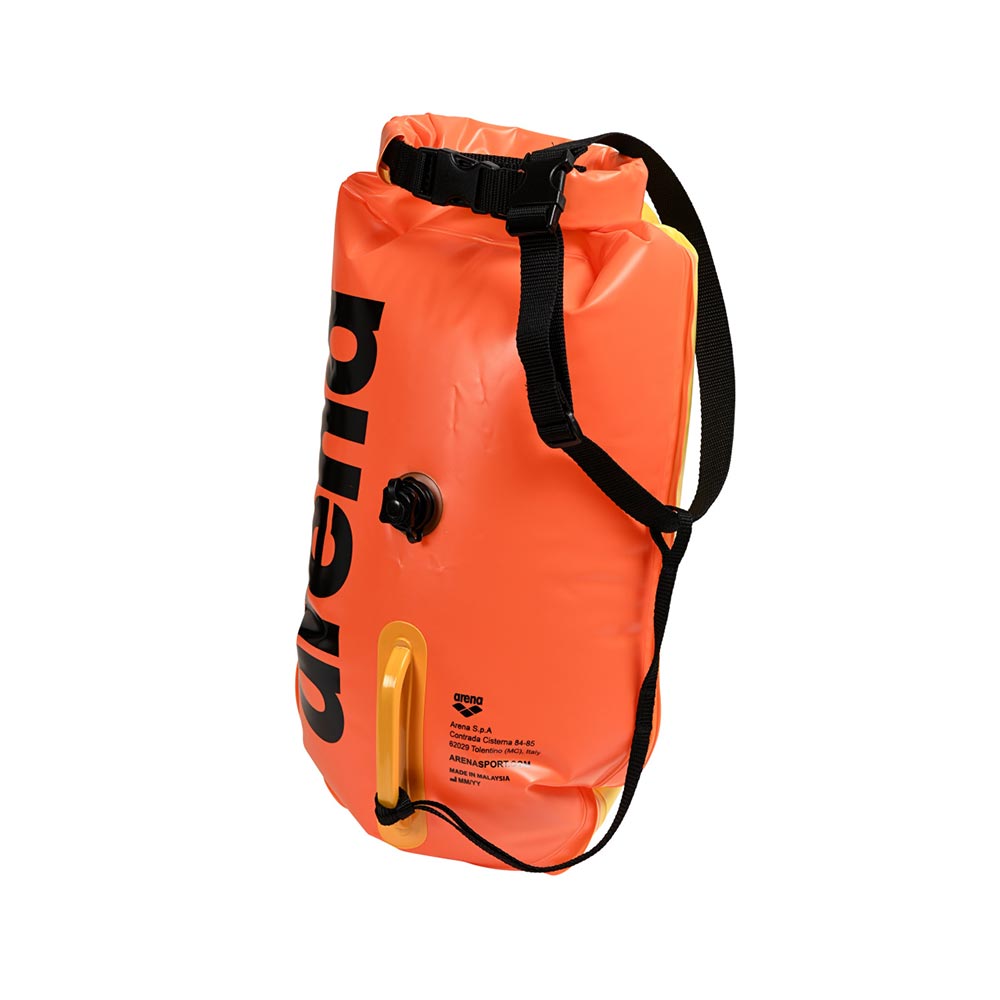 Arena Open Water Buoy 17L, Orange/Yellow