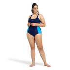 Arena Women's Panel Plus One Piece Swimsuit