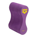 Arena Free Flow Pull Buoy II: Purple foam swim training aid with ergonomic design