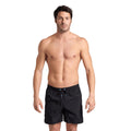 Arena Men's Solid Beach Swim Shorts, Black