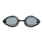 Arena Tracks swim goggles with dark lenses and adjustable strap