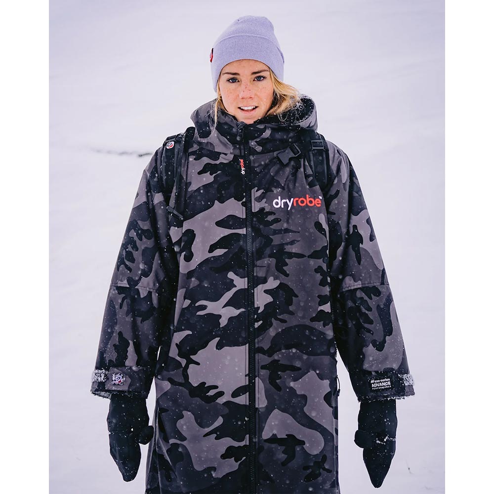 Dryrobe Advance Adults Change Robe, Black Camo/Black