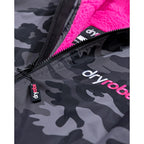Dryrobe Advance Adults Change Robe, Black Camo/Pink