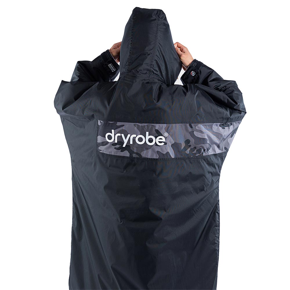 Dryrobe Advance Adults Change Robe, Black/Grey Camo