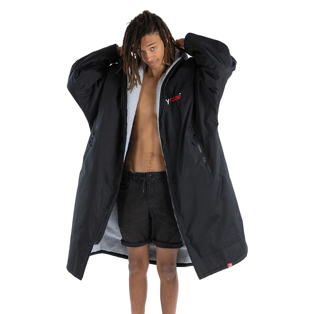 Dryrobe Advance Adults Change Robe, Black/Grey