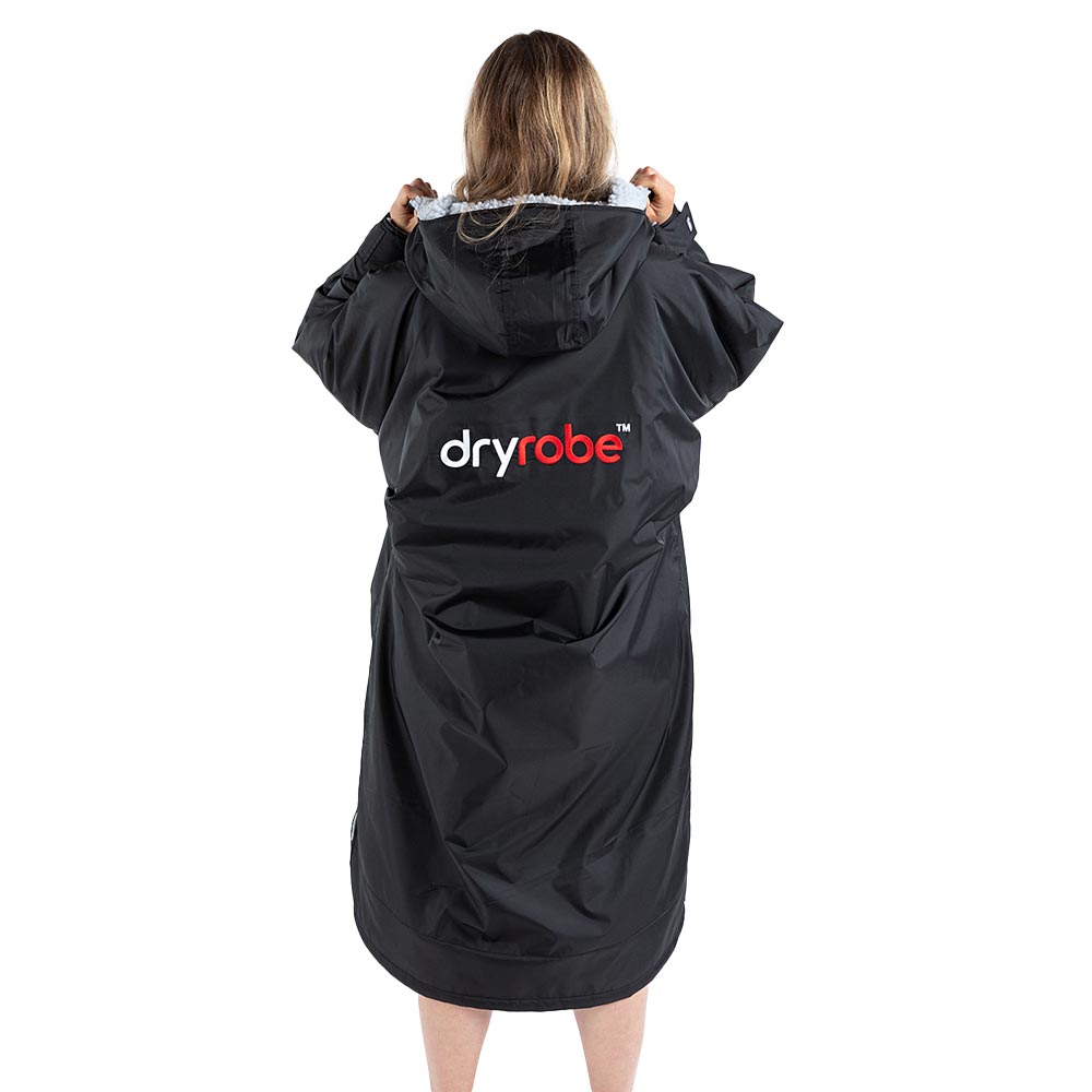 Dryrobe Advance Adults Change Robe, Black/Grey