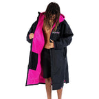 Dryrobe Advance Adults Change Robe, Black/Pink