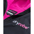 Dryrobe Advance Adults Change Robe, Black/Pink