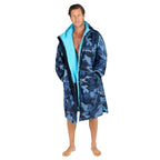Dryrobe Advance Adults Change Robe, Blue Camo/Blue