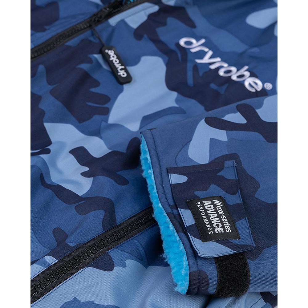 Dryrobe Advance Adults Change Robe, Blue Camo/Blue