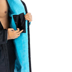 Dryrobe Advance Adults Change Robe, Black/Blue