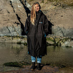 Dryrobe Advance Adults Change Robe, Black/Blue