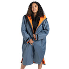 Dryrobe Advance Adults Change Robe, Dark Grey/Orange