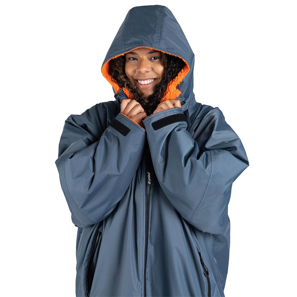 Dryrobe Advance Adults Change Robe, Dark Grey/Orange