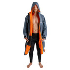 Dryrobe Advance Adults Change Robe, Dark Grey/Orange