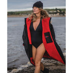 Dryrobe Advance Adults Change Robe, Black/Red