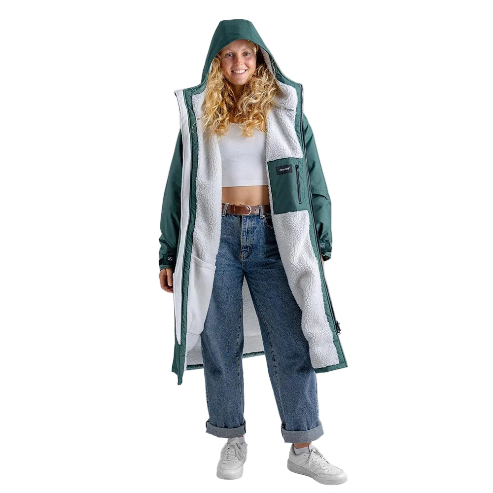 Dryrobe Advance Adults Change Robe, Dark Green/Grey