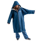 Dryrobe Advance Adults Change Robe, Deep Sea Blue/Sand Camo