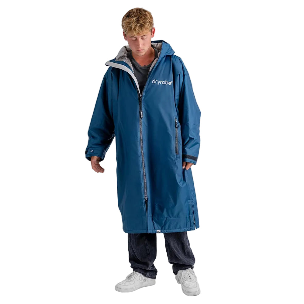 Dryrobe Advance Adults Change Robe, Deep Sea Blue/Sand Camo
