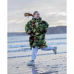Dryrobe Advance Kids Change Robe, Camo Grey