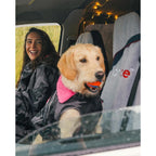 Dryrobe Car Seat Cover: Durable, waterproof protection for your car seats, featuring a black and grey camouflage design.