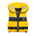 Crewsaver Spiral 100N yellow life jacket with black trim and reflective panels