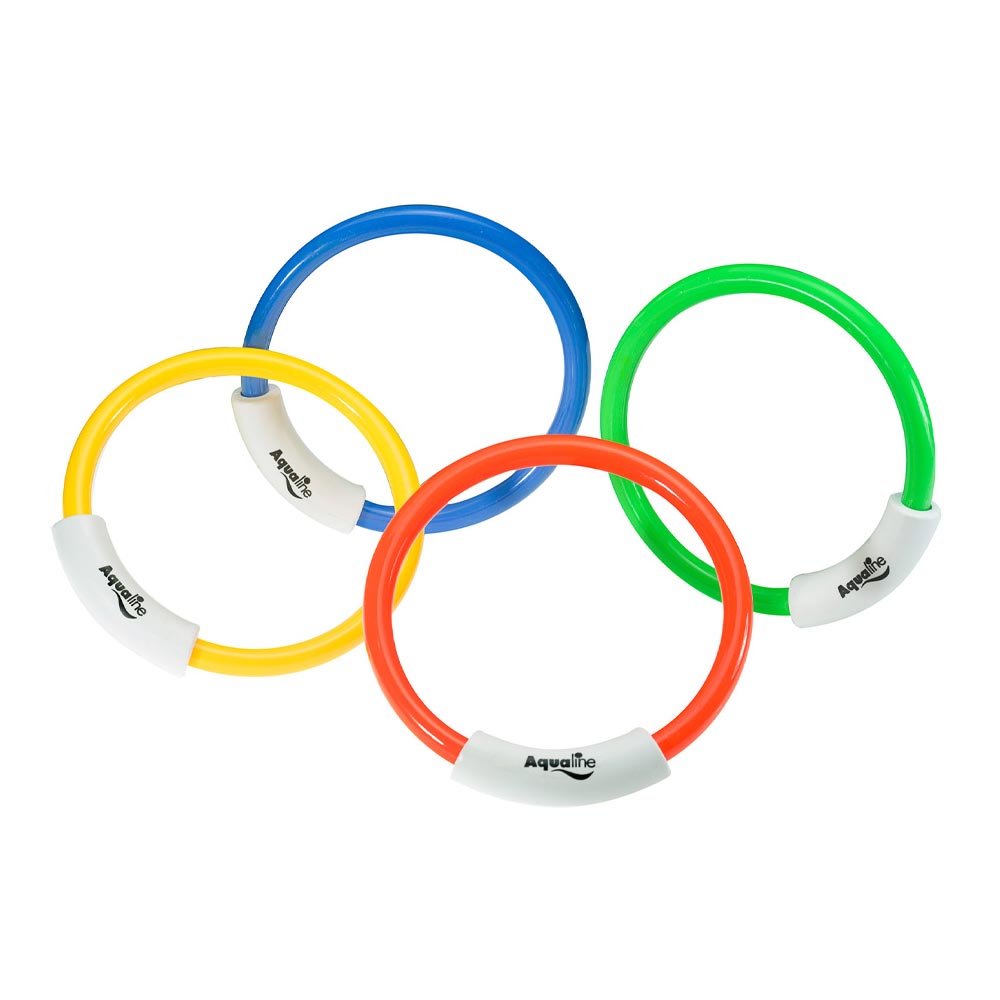 Aqualine Pool Dive Rings (4 Pack)