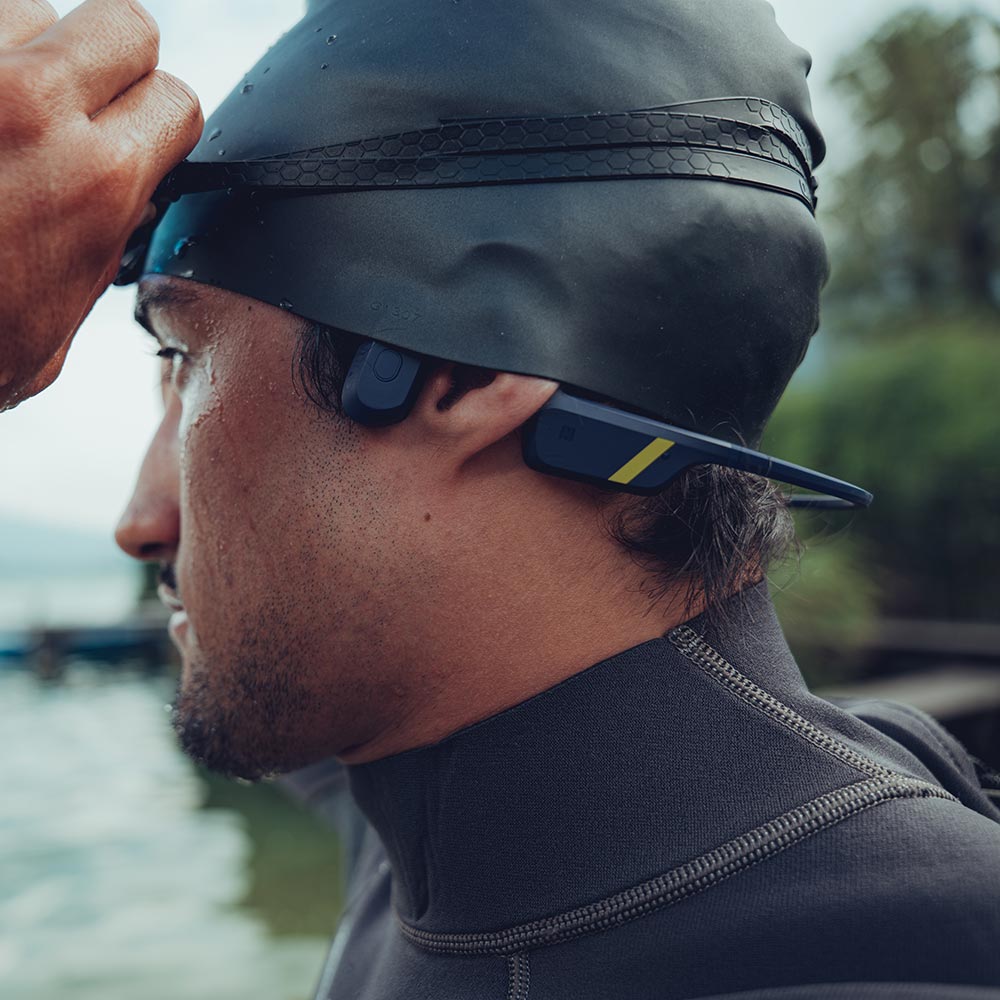 Suunto Aqua Swimming Headphones: Lime Blue