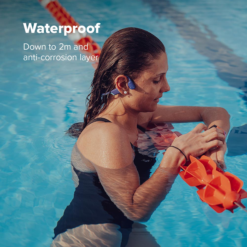 Suunto Aqua Light Swimming Headphones: Tidal Black