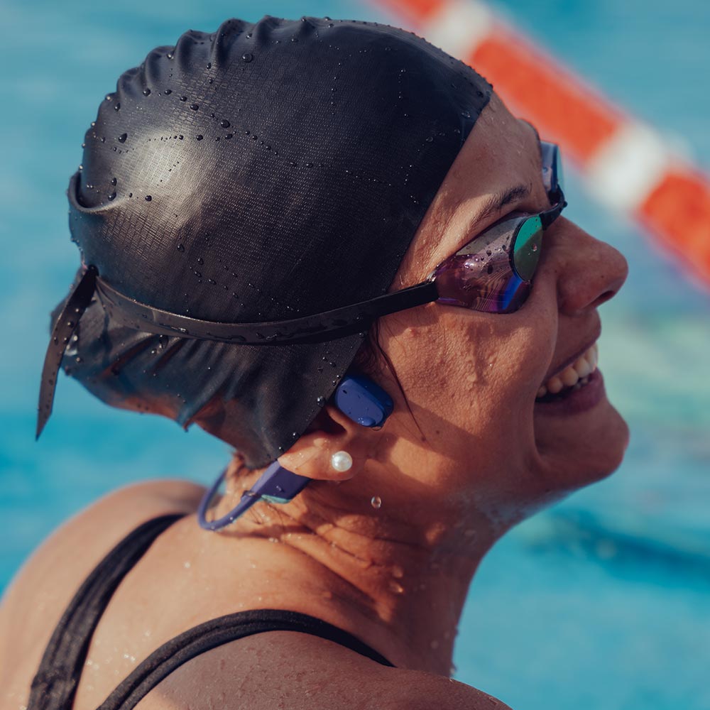 Suunto Aqua Light Swimming Headphones: Reef Blue