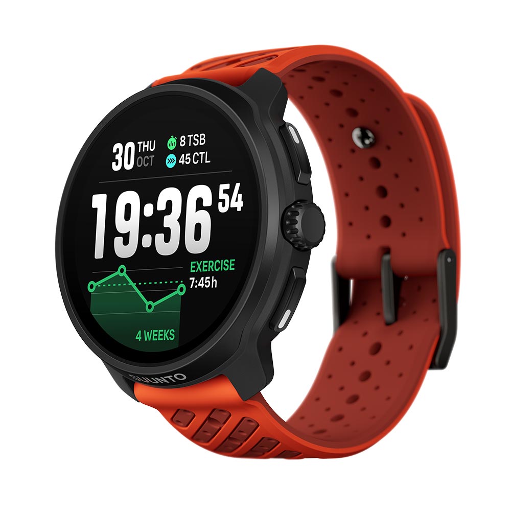 Suunto Race 2 GPS Smartwatch: Coral Orange
