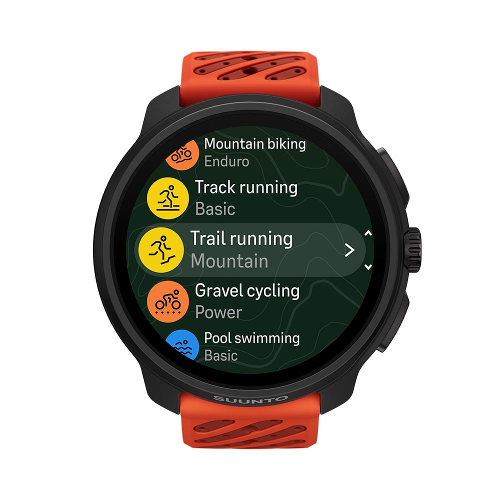 Suunto Race 2 GPS Smartwatch: Coral Orange