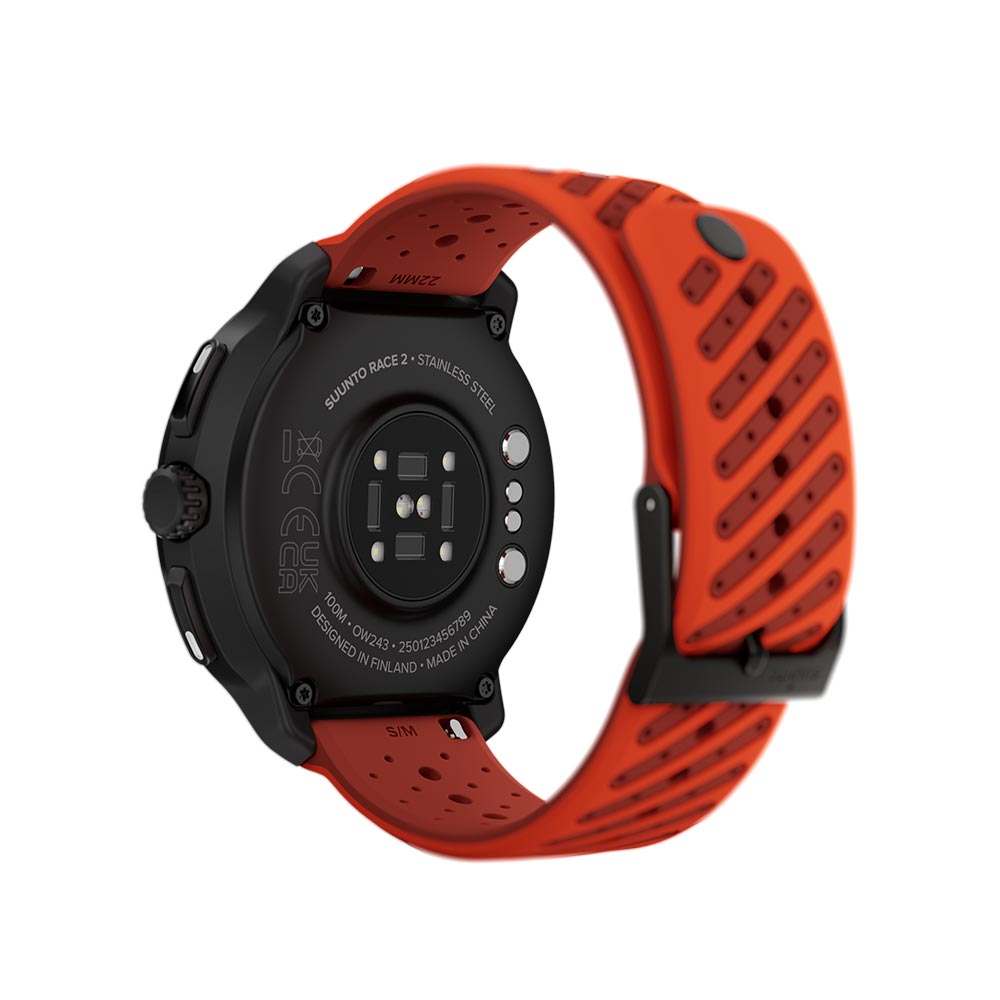 Suunto Race 2 GPS Smartwatch: Coral Orange