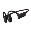 Suunto Wing 2 Black bone conduction headphones with red accents