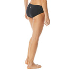 TYR Women's Solid Zola Hipkini: Black bikini bottoms with a comfortable fit