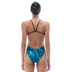 TYR Women's Durafast Elite Cutoutfit Swimsuit, Olea