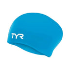 TYR Wrinkle-Free Long Hair Silicone Swim Cap