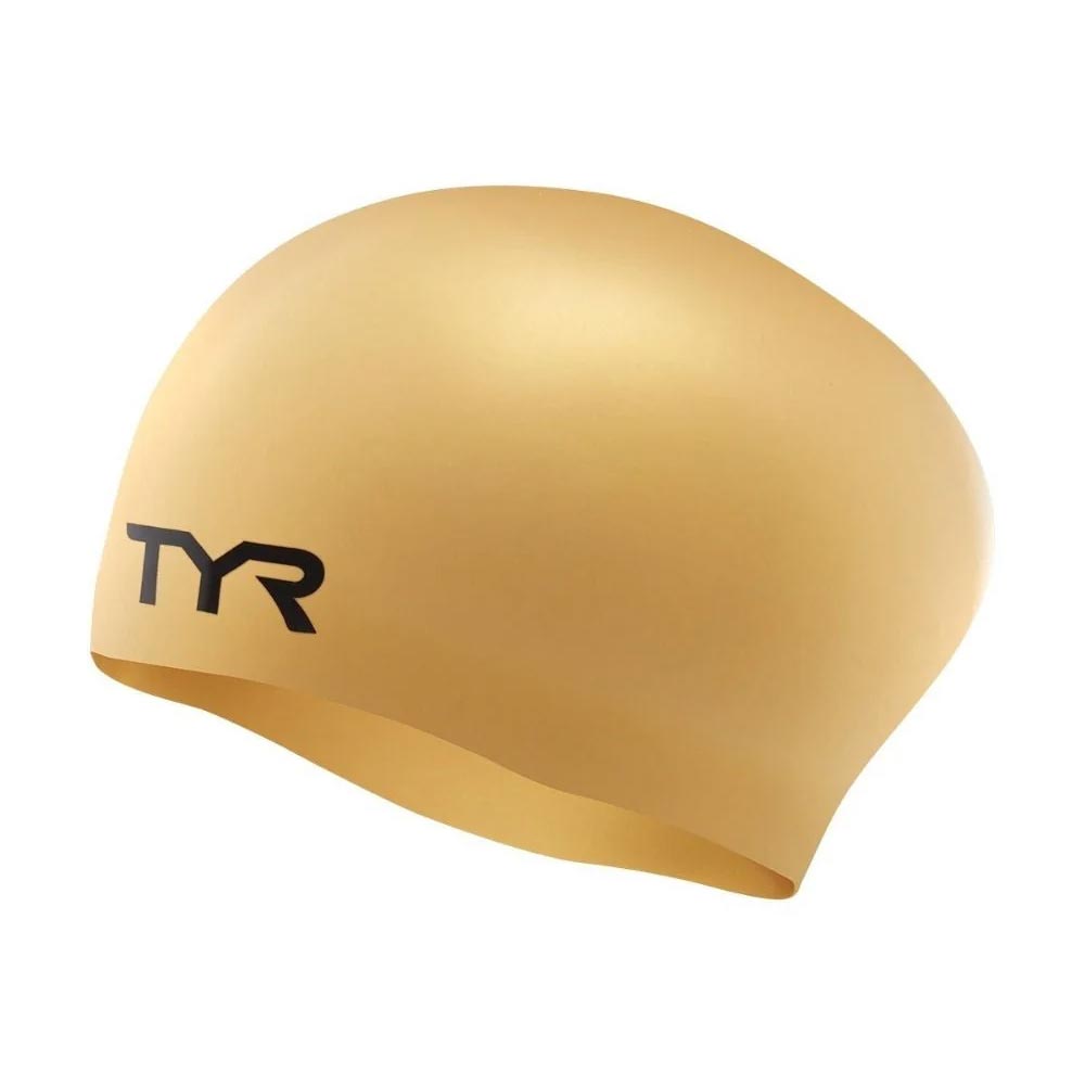 TYR Wrinkle-Free Long Hair Silicone Swim Cap
