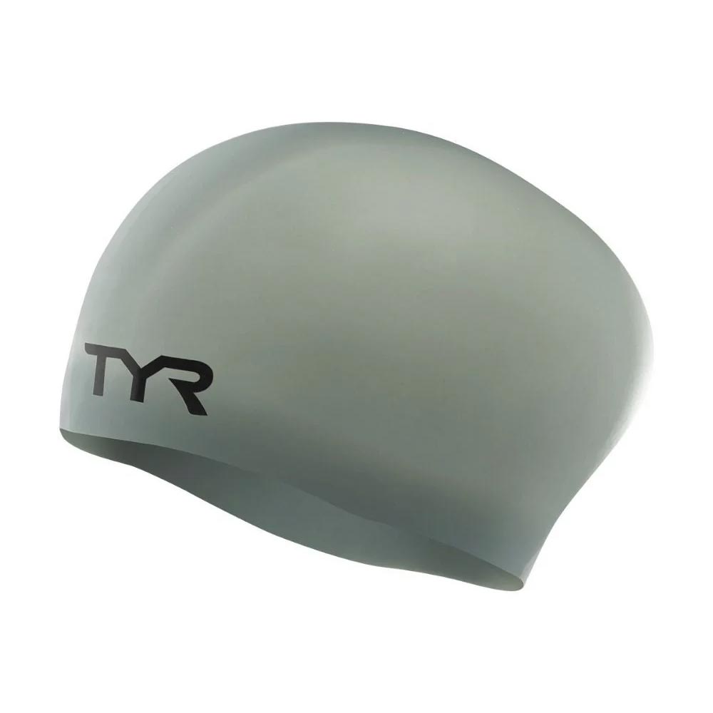 TYR Wrinkle-Free Long Hair Silicone Swim Cap